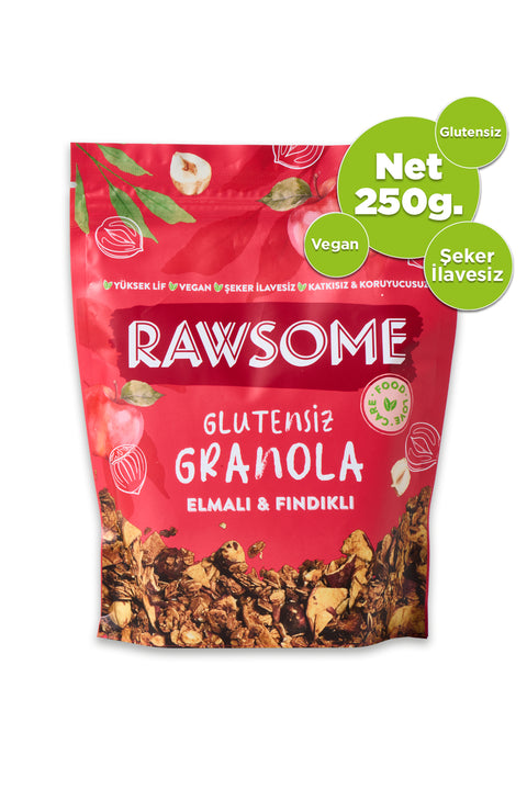 Glutensiz Elmalı & Fındıklı Granola 250 g