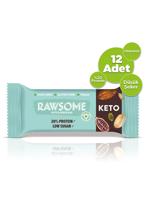 Ketojenik Kakaolu Protein bar(12 Adet)