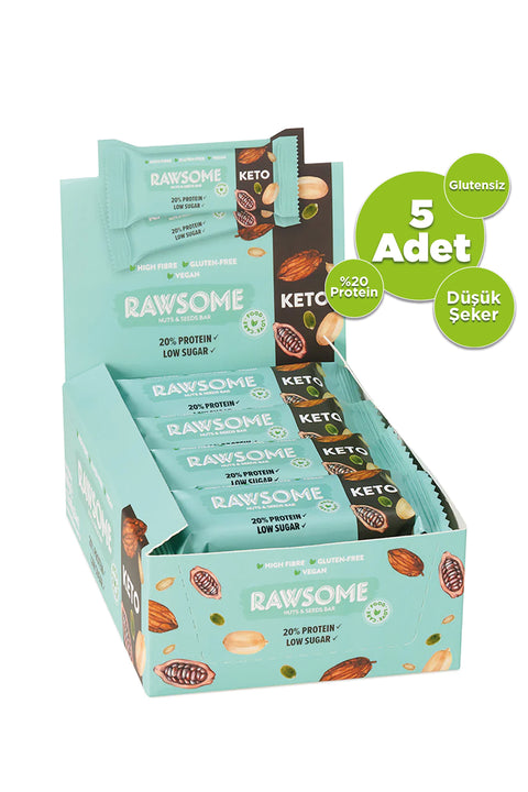 Ketojenik Kakaolu Protein bar (5 Adet)