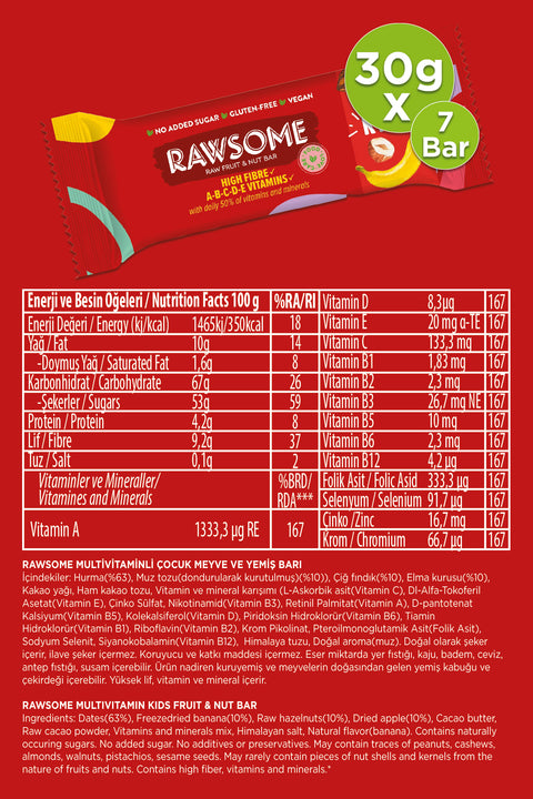 Multivitamin Kids Bar (7 Adet)