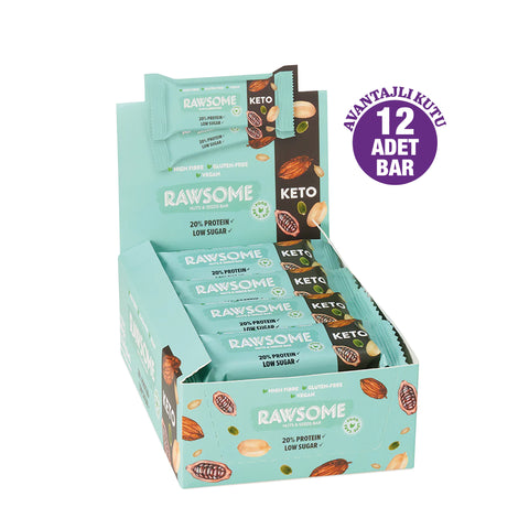 Ketojenik Kakaolu Protein Bar 40g X 12 Adet