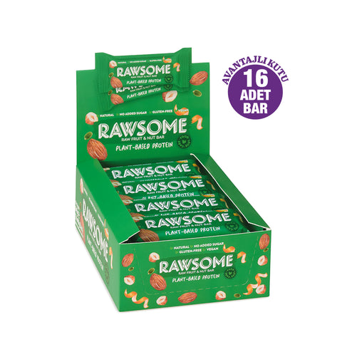 Vegan Protein Bar Glutensiz 40g X 16 Adet