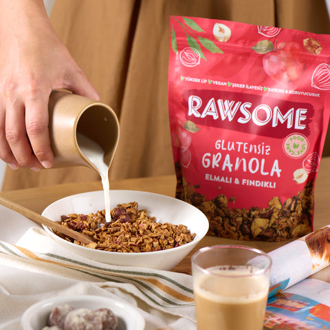 Glutensiz Elmalı & Fındıklı Granola 250 g