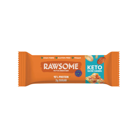 Ketojenik Salted Caramel Protein Bar 40g x 5 Adet