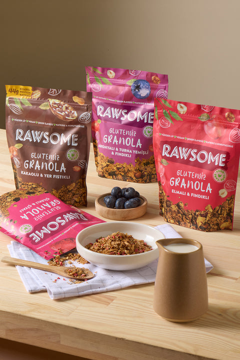 Glutensiz 4'lü Granola Paketi 4x250 g