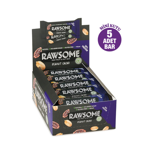 Yer Fıstığı Ve Kakaolu Yüksek Bitkisel Proteinli Bar 25g X 5 Adet