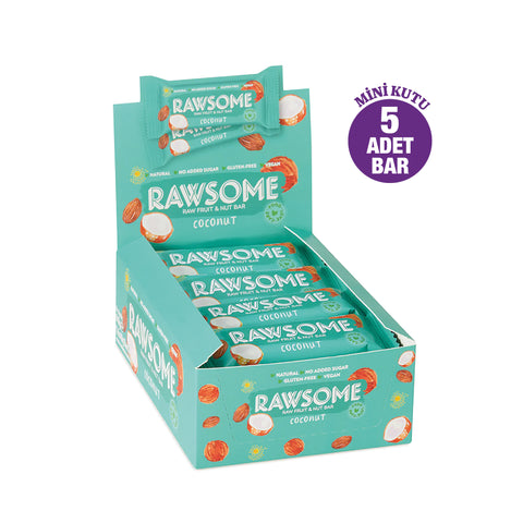 Hindistan Cevizli Glutensiz Ve Vegan Meyve Barı 40g X 5 Adet