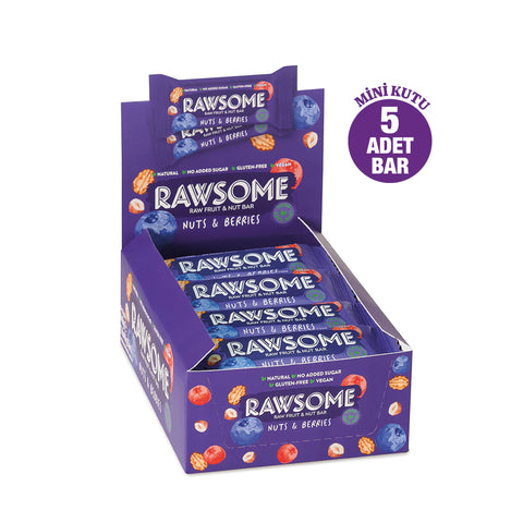 Orman Meyveli Glutensiz Ve Vegan Kuruyemiş Barı 40g X 5 Adet