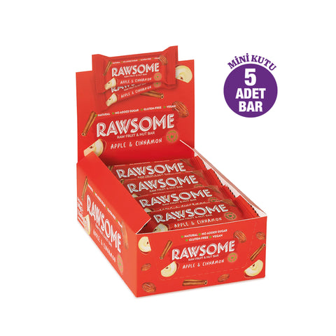 Elma ve Tarçınlı Meyve Ve Yemiş Barı 40g X 5 Adet