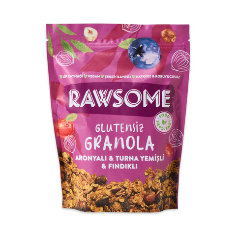 Glutensiz Aronyalı & Turna Yemişli & Fındıklı Granola 250 g