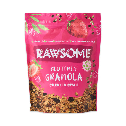 Glutensiz Çilekli & Çiyalı Granola 250 g
