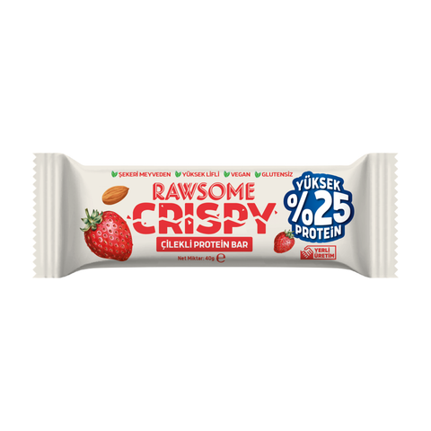 Rawsome Crispy Çilekli Protein Bar