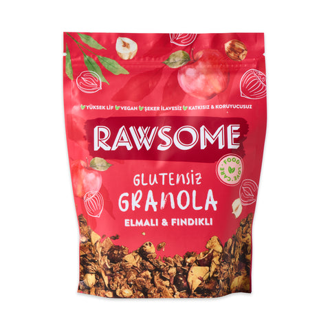 Glutensiz Elmalı & Fındıklı Granola 250 g